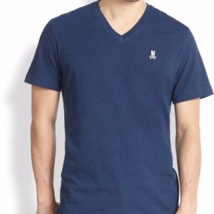 Mens Pyscho Bunny Vneck Tee - Size 7 / XL